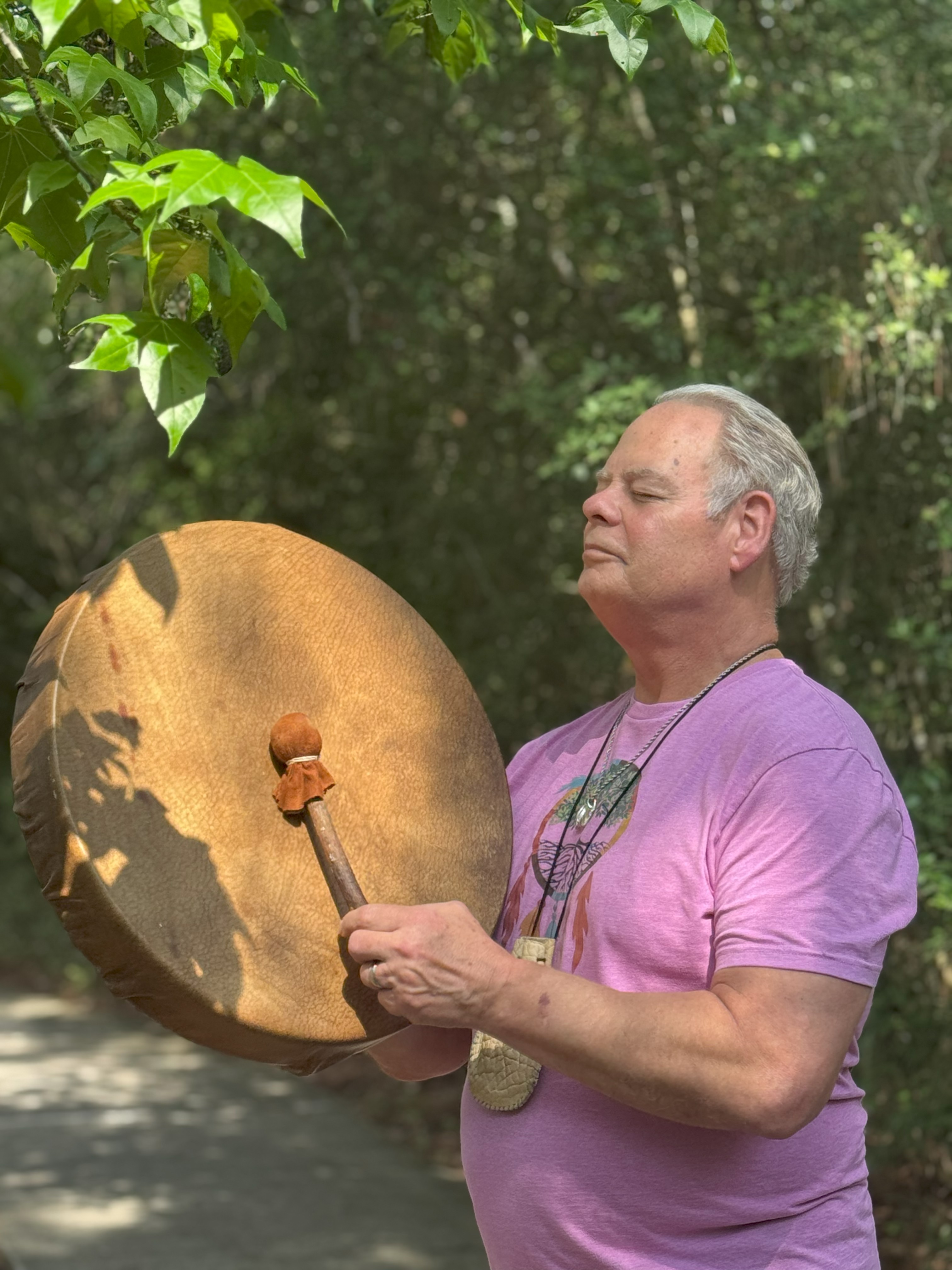Hands in connection with the earth