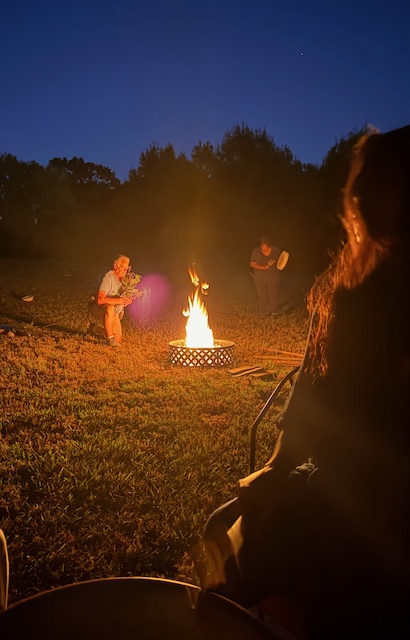 Sacred fire, the place of the South