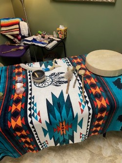 Sacred healing session space